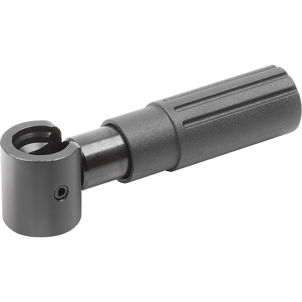 Cylinder Grip Fold-Down Size:2 D=M05, L=44, L1=49, Thermoplastic, Comp:Steel